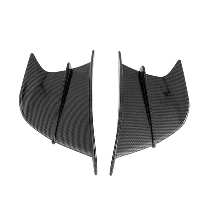 Winglet Wind Fin Kit aerodinamico Spoiler Trim Cover per moto universale