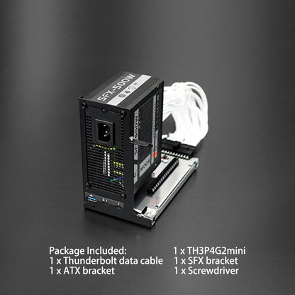 Staffa estesa per scheda grafica mini USB 3.0 Thunderbolt 3 4 porte TH3P4G2