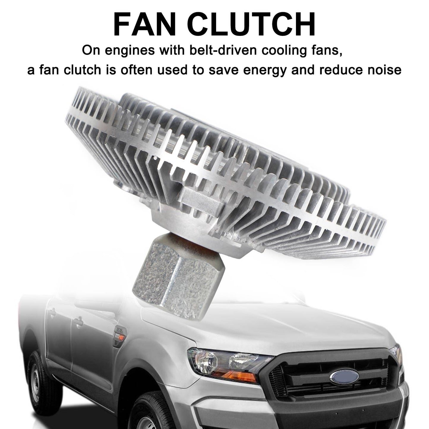 Ford Ranger 2.2L 3.2L Turbo Diesel 4Cyl. 5Cyl Fan Clutch 115835 Sostituire Fedex Express