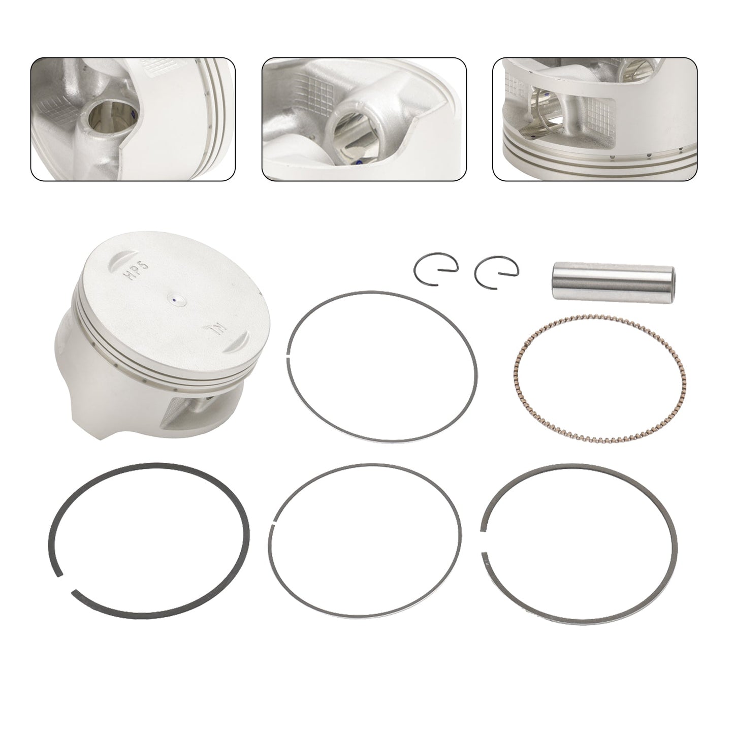 Kit ricostruzione fasce elastiche Honda Rancher Trx420 2007-2018 Alesaggio standard 86,5 mm