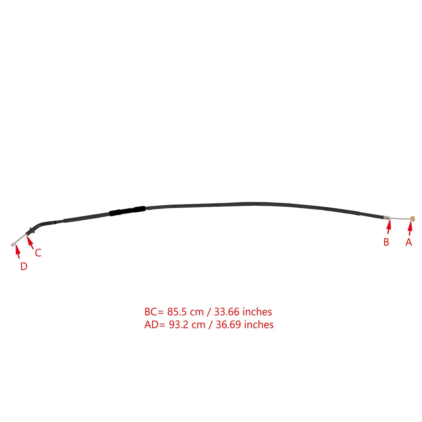 Sostituzione cavo frizione moto adatta per Yamaha XJ-6N XJ6N 2009-2017 Generico