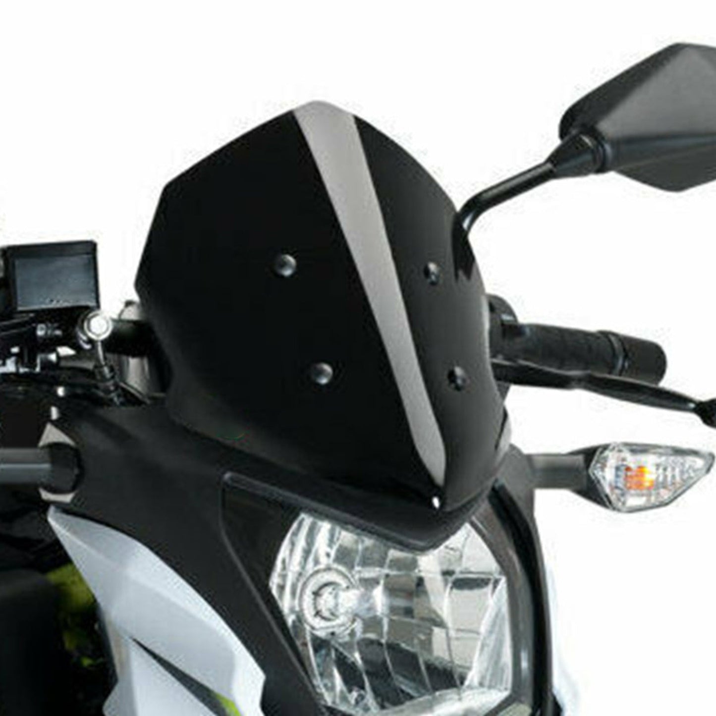 Parabrezza parabrezza moto ABS 4mm per Kawasaki Z125 2019-2020 generico