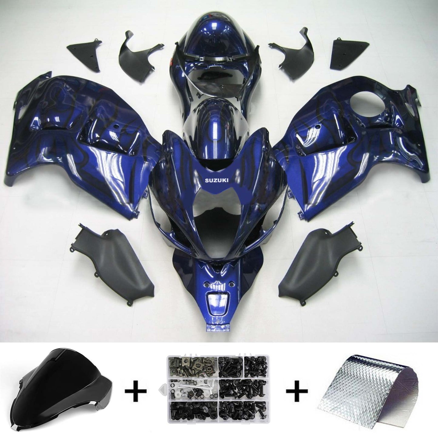 Suzuki Hayabusa GSXR1300 1999-2007 Kit Carenatura Carrozzeria Plastica ABS