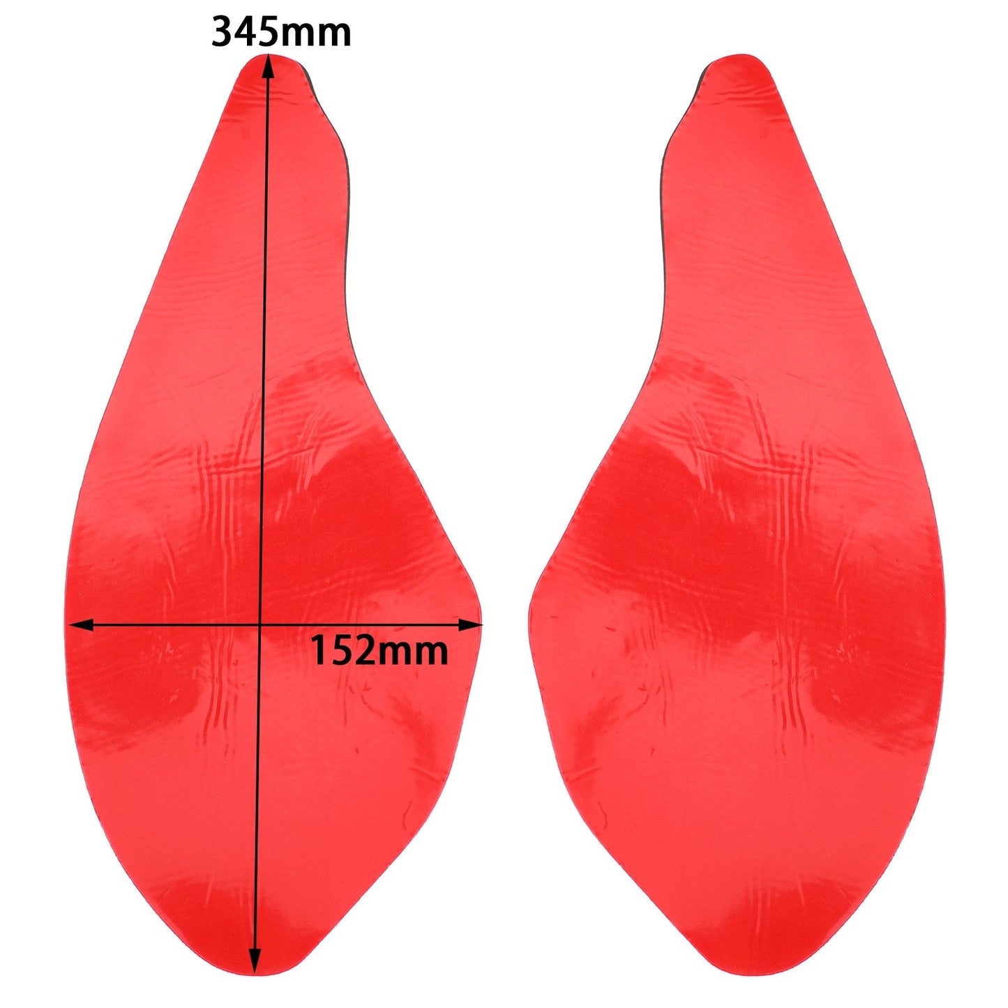 2 cuscinetti laterali per manopole di trazione per serbatoio adatti per Triumph Daytona 675 2013/2016 in gomma generici