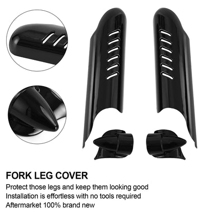 Copertura scudo deflettori forcella parte inferiore gamba per Touring Electra Glide FLHT 2000-2013 Generic