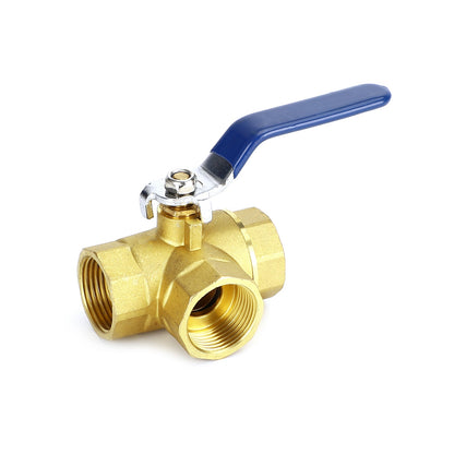 1" valvola a sfera femmina porta L 600 WOG NPT valvola a sfera in ottone filettato impianto idraulico