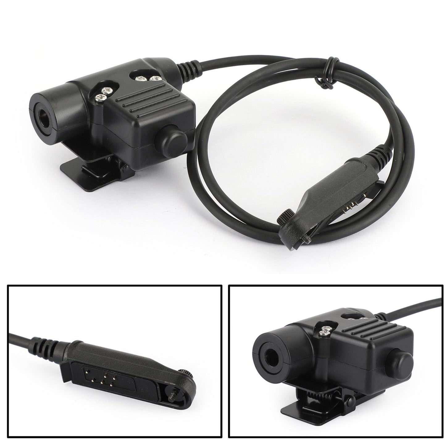 1x Walkie Talkie PTT Push-To-Talk per BaoFeng BF-A58 BF9700 BF-S56 BF-UV9Rplus