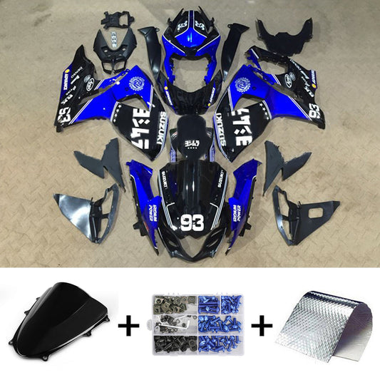 Amotopart Suzuki GSXR1000 2009-2016 K9 Kit carena Carrozzeria Plastica ABS