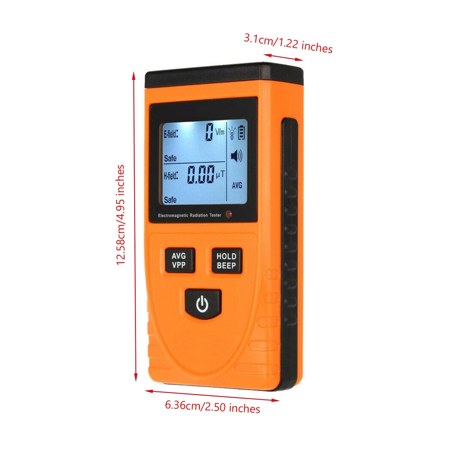 Tester per dosimetro misuratore EMF con rilevatore di radiazioni di campo elettromagnetico LCD digitale