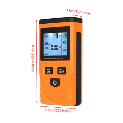 Tester per dosimetro misuratore EMF con rilevatore di radiazioni di campo elettromagnetico LCD digitale