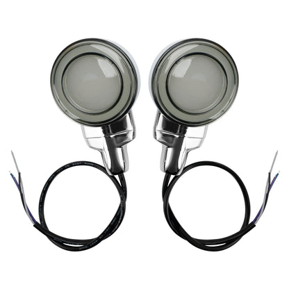 Indicatore di direzione anteriore piatto a LED per Heritage Softail Classic Touring 99-23
