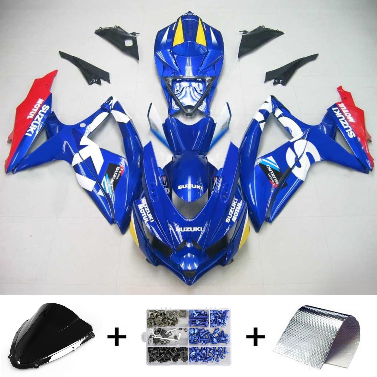 Suzuki GSXR 600/750 2008-2010 Kit Carena Carrozzeria Plastica ABS K8