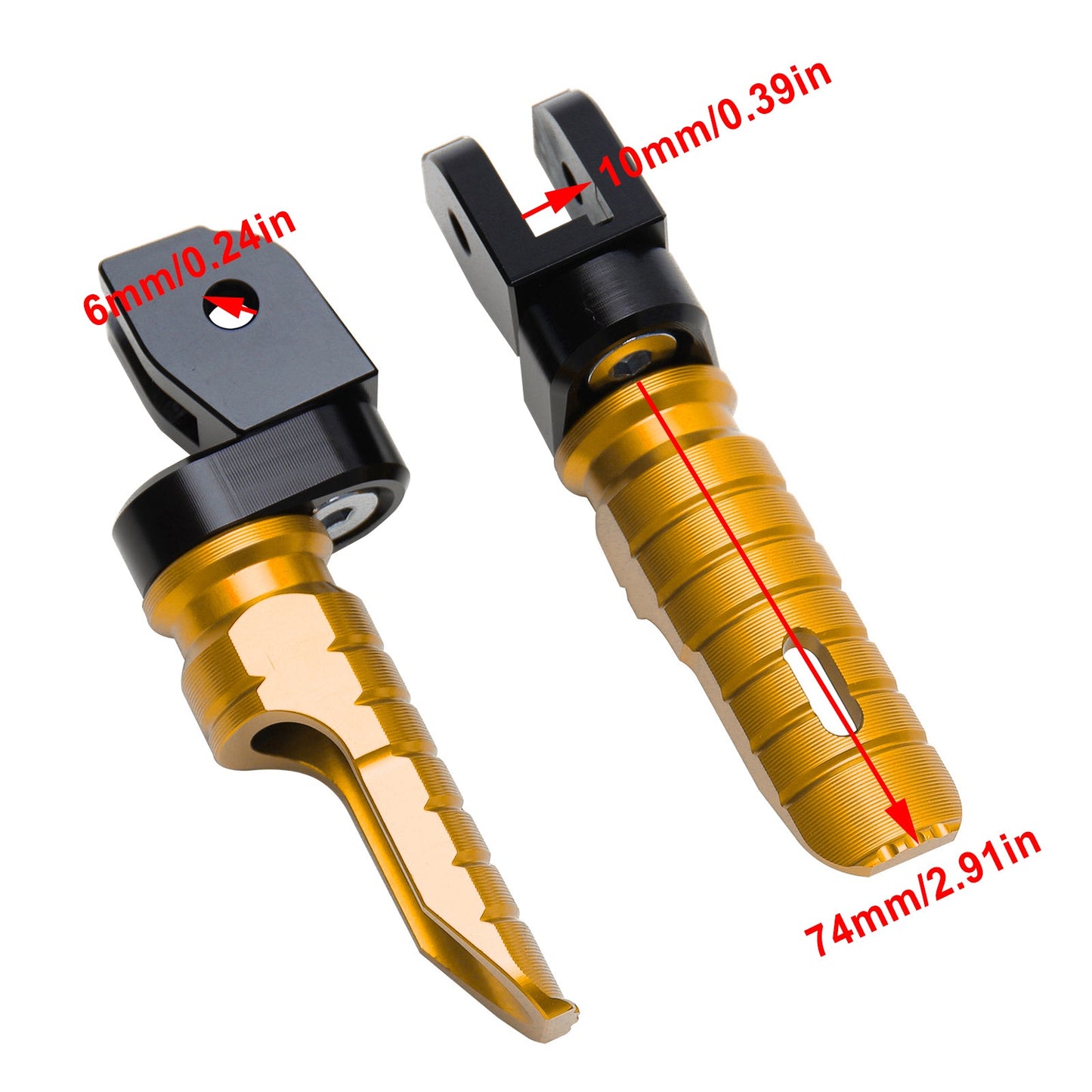 Pedane anteriori Pedane poggiapiedi adatte per DUCATI Scrambler 400/800/1100/sport 2015-2023