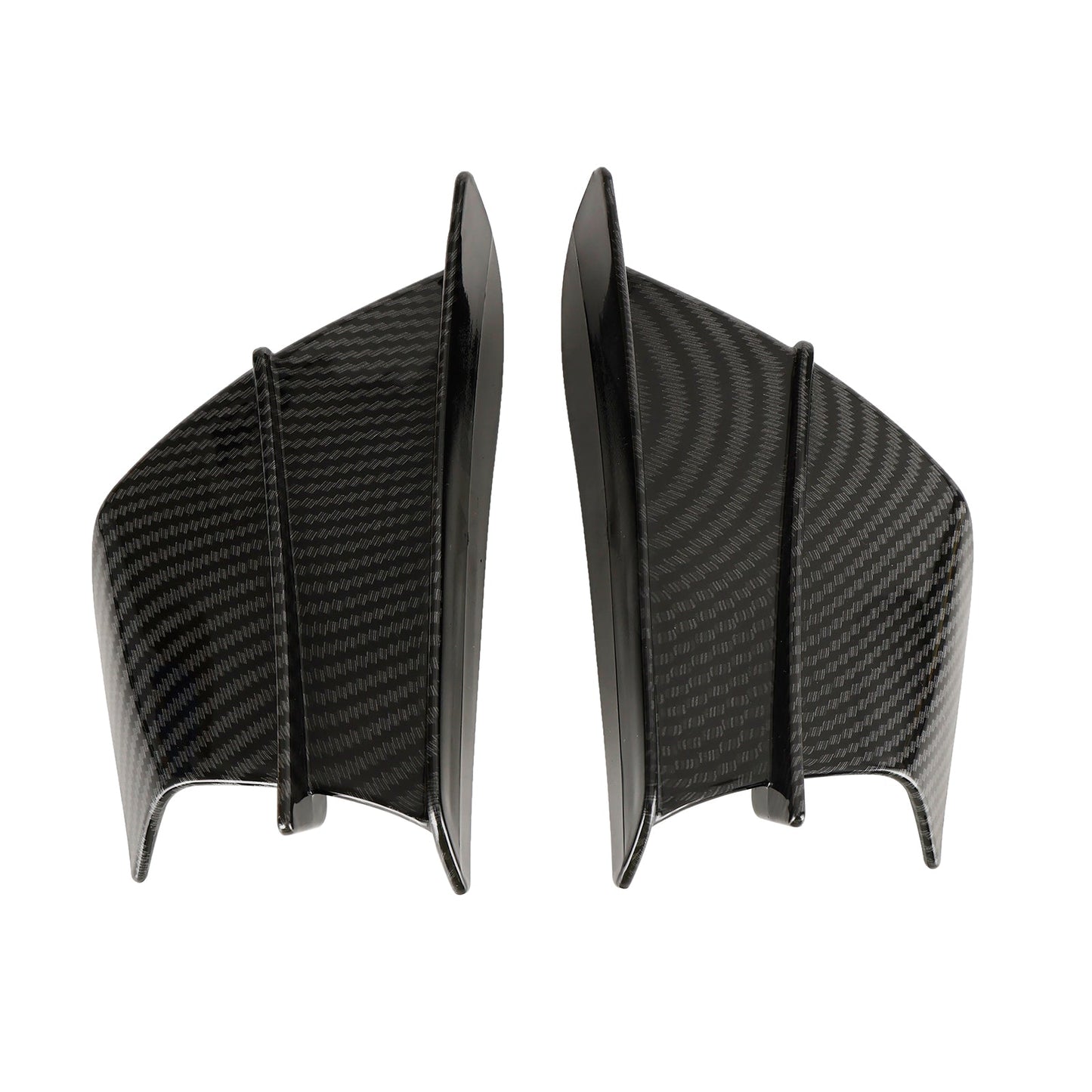 Winglet Wind Fin Kit aerodinamico Spoiler Trim Cover per moto universale