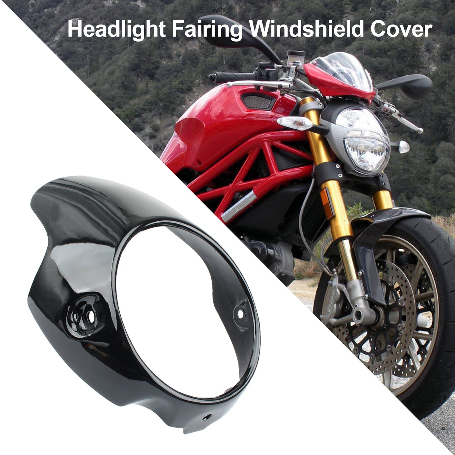 Cupolino Parabrezza Cover Per CB150 Bonneville T100 Monster Generico