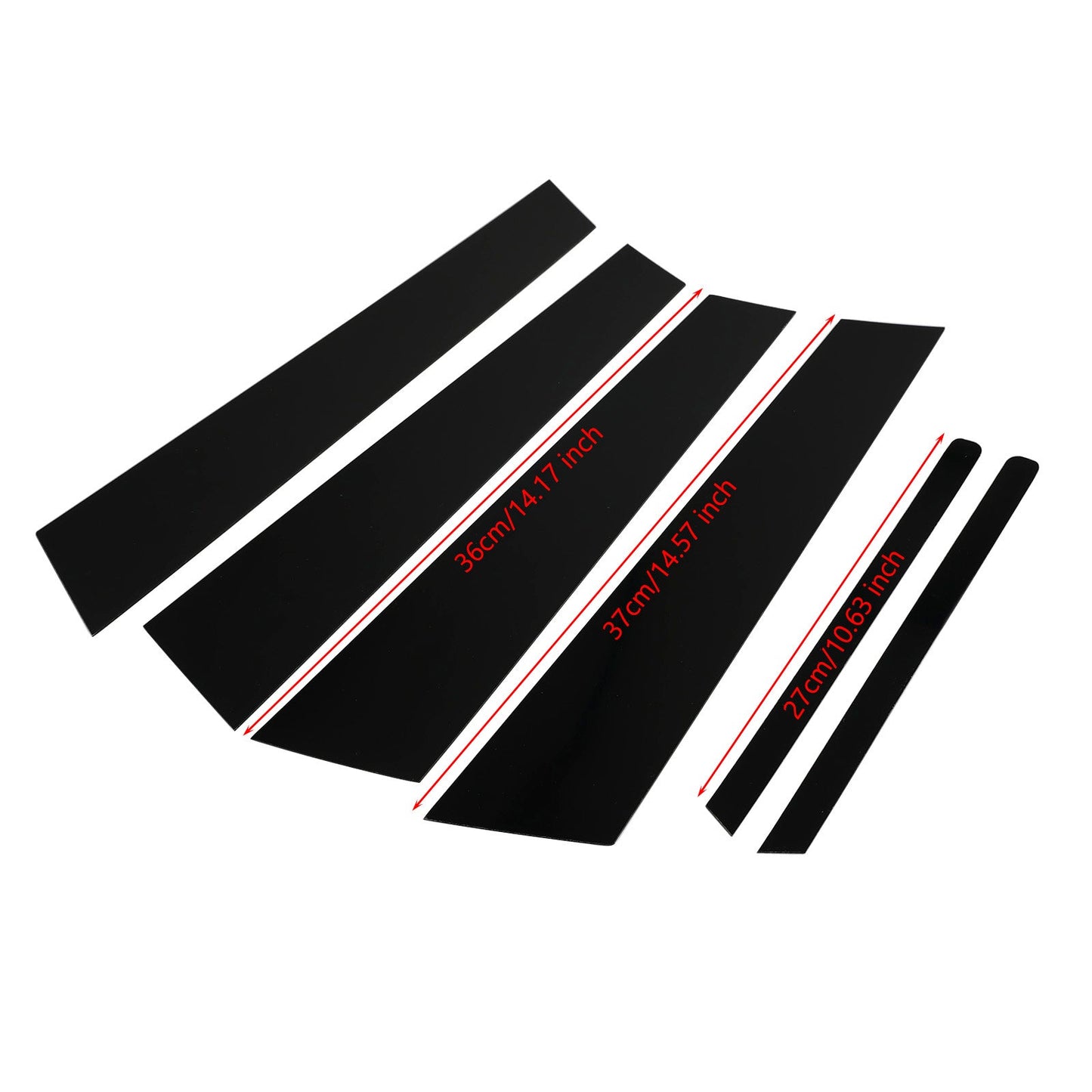 Honda Civic 2006-2011 6 pezzi rivestimento per montanti per finestrini auto