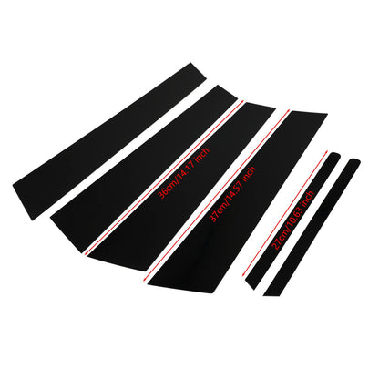 Honda Civic 2006-2011 6 pezzi rivestimento per montanti per finestrini auto