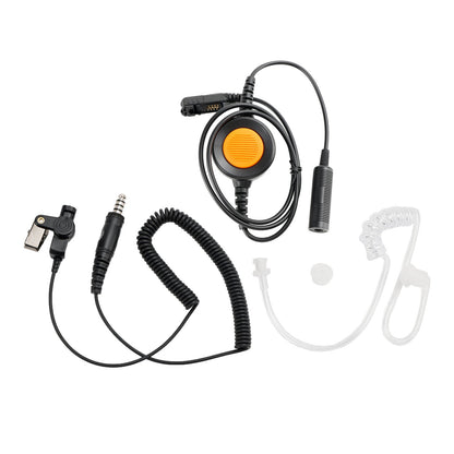 Per IMTP3100 MTP3150 MTP3250 6Pin U94 PTT 7.1-A3 Cuffia a tubo trasparente singolo