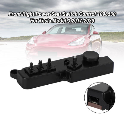 Tesla Model 3 2017-2020 Comando interruttore sedile elettrico anteriore destro 1098530
