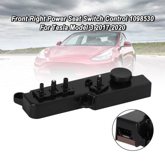 Tesla Model 3 2017-2020 Comando interruttore sedile elettrico anteriore destro 1098530