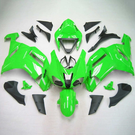 Amotopart Kawasaki 2007-2008 ZX6R 636 KIT GREEN TEARING