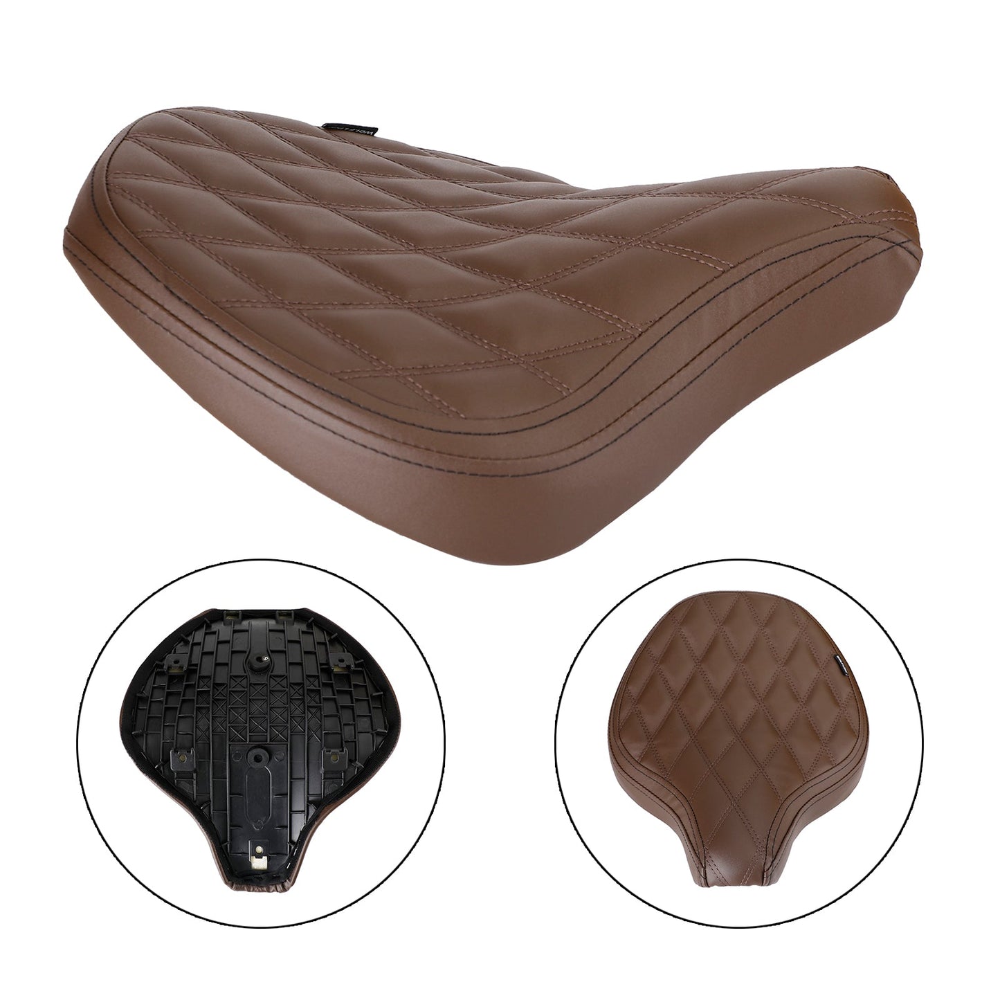 Cuscino sedile passeggero anteriore guidatore Raider Diamond Brown per Tr Bobber 17-22 2021