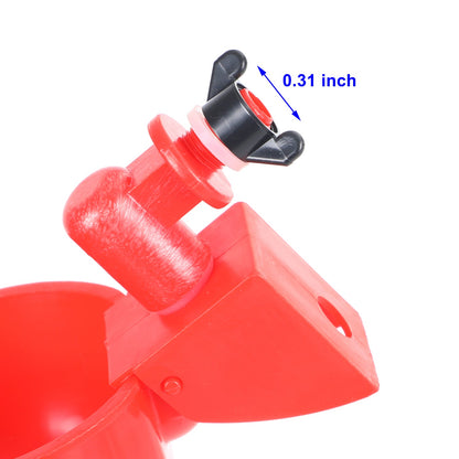 4Pcs Automatic Waterer Pollame Ciotola per Pollo Mangiatoia per Pollo