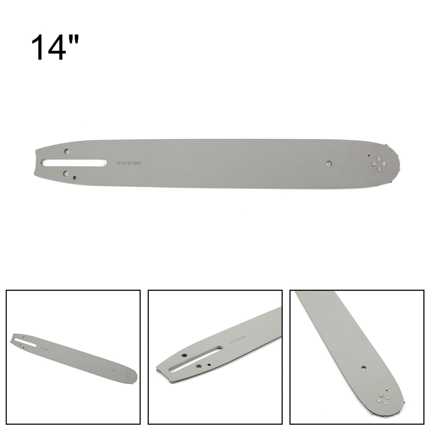 Barra di guida per motosega da 14" 501959252 3/8" calibro .050 52 maglie di trasmissione per Husqvarna