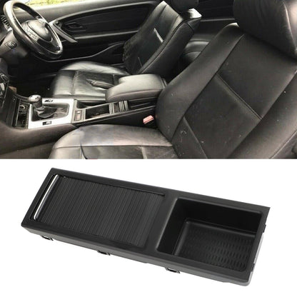 Portabicchieri portaoggetti per console centrale anteriore nero adatto per BMW E46 Serie 3 1998-2007 Generico