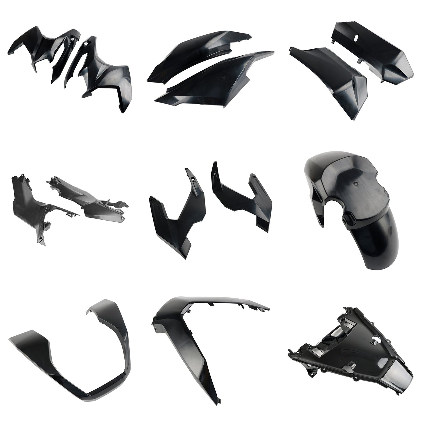 Honda ADV 160 2023-2024 Carrozzeria Carena Stampaggio ad iniezione ABS Non verniciato