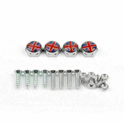 Le migliori offerte per Union Jack Chrome Metal License Plate Frame Screw Bolt Cap Para Mini Cooper sono su ✓ Confronta prezzi e caratteristiche di prodotti nuovi e usati ✓ Molti articoli con consegna gratis!