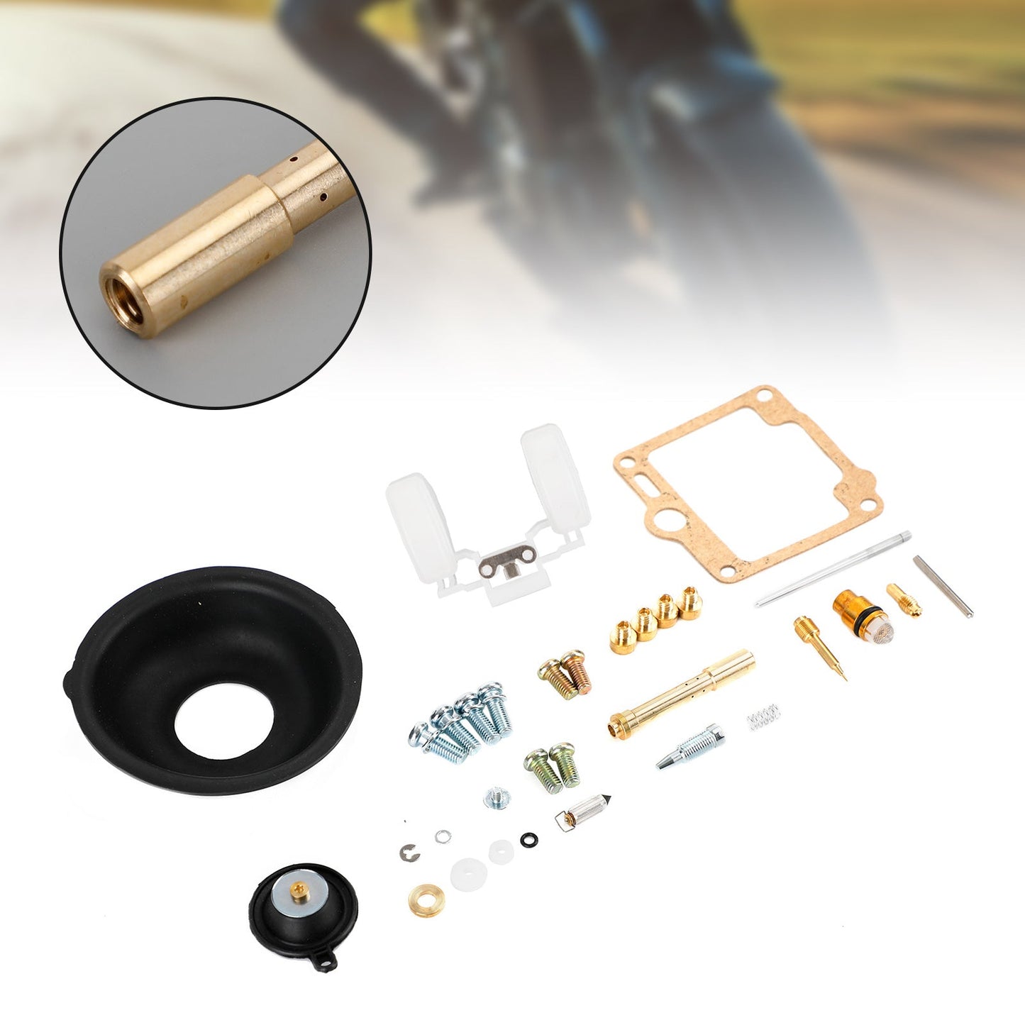 Carburatore Carb Rebuild Repair Kit adatto per Yamaha Virago XV750 1988-1998 Generico