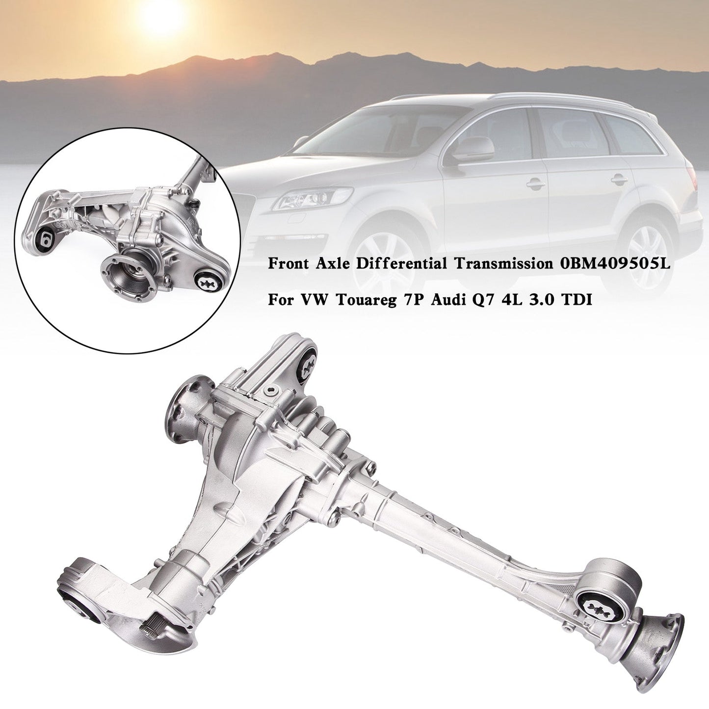 0BM409505L VW Touareg 7P Q7 4L 3.0 TDI Trasmissione differenziale assale anteriore