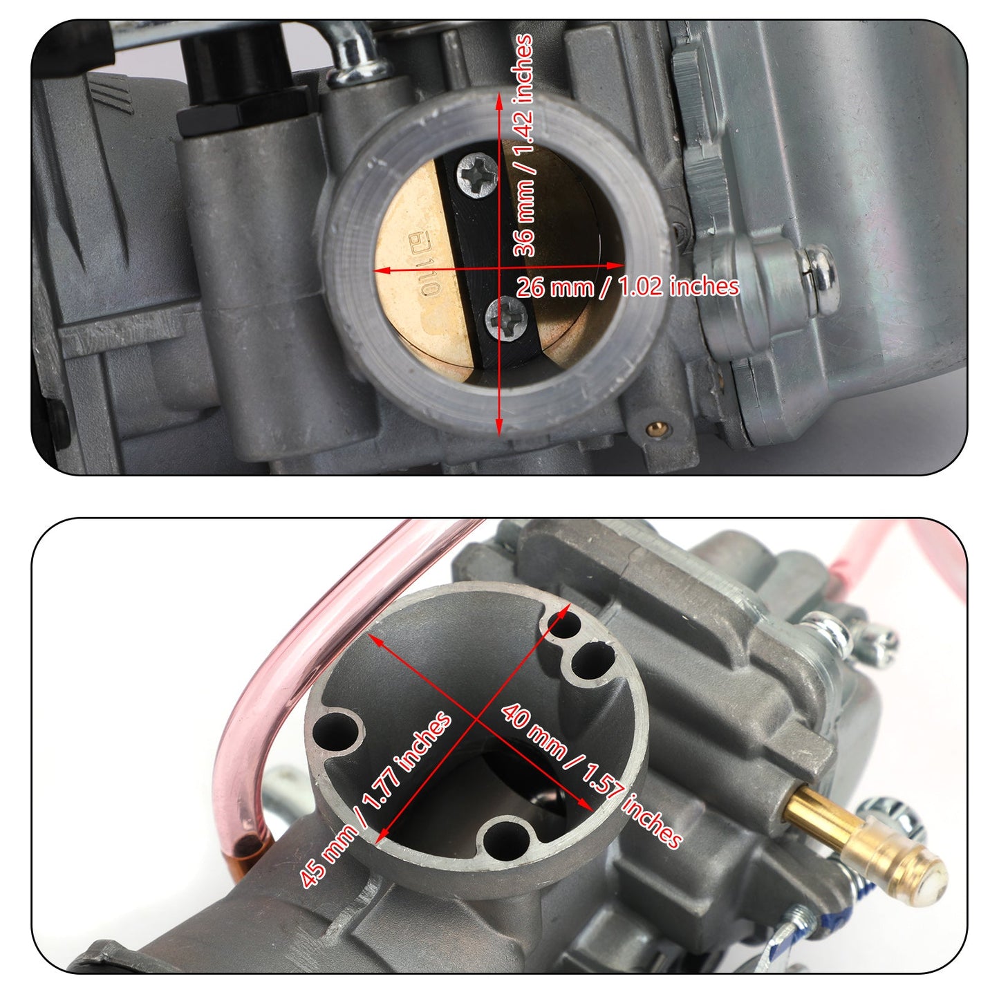 26mm Carburatore Carb Per Suzuki GN125 1994-2001 GS125 Mikuni 125CC EN125 GN125 Generico