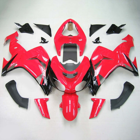 Amotopart Kawasaki ZX10R 2006-2007 Kit di rivestimento rosso