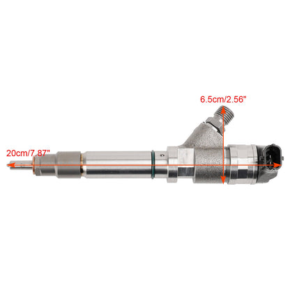 GMC Sierra 2500 3500 6.6L V8 LLY 2004.5-2005 8PCS Iniettore di carburante 0986435504 0445120027