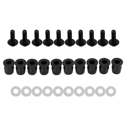 Kit di rondelle per bulloni a vite in alluminio M5x16mm per parabrezza per moto, confezione da 10 generici