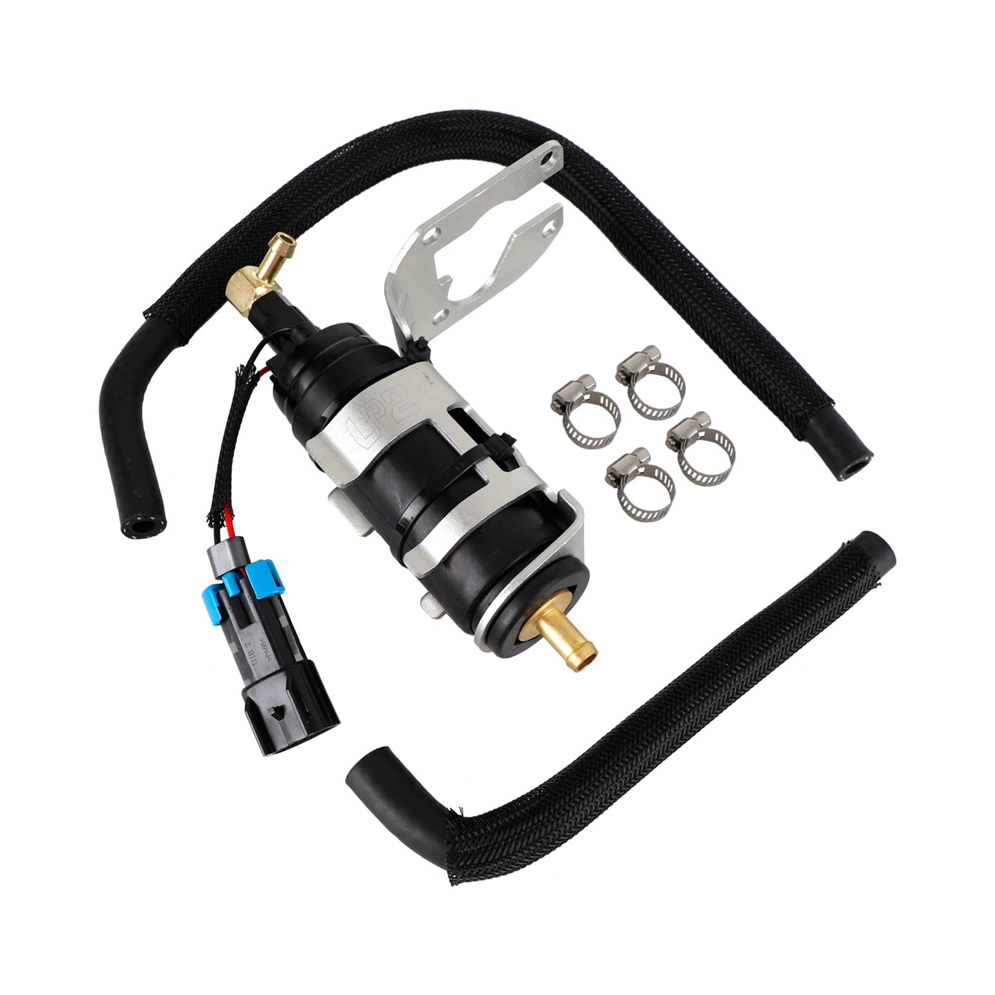 Mercury 115 A 250 Hp 8558432 Pompa Carburante + Morsetti + Staffa + Kit Tubo Carburante Fedex Express