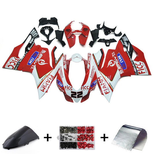 Amotopart Ducati 1199 2012-2015 Kit Carena Carrozzeria Plastica ABS