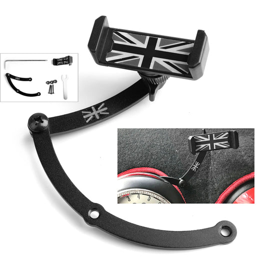 Supporto pieghevole per telefono cellulare da auto Union Jack per Mini Cooper R55/56/57/60/61 A