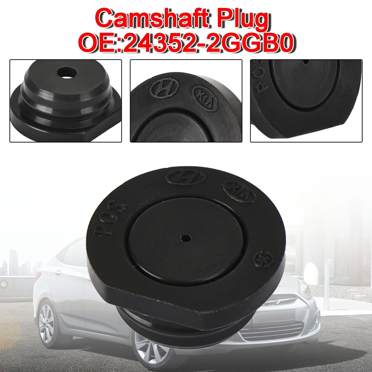 24352-2GGB0 24352-2GGA0 Nuovo albero a camme Spina adatta per Kia per Hyundai Black