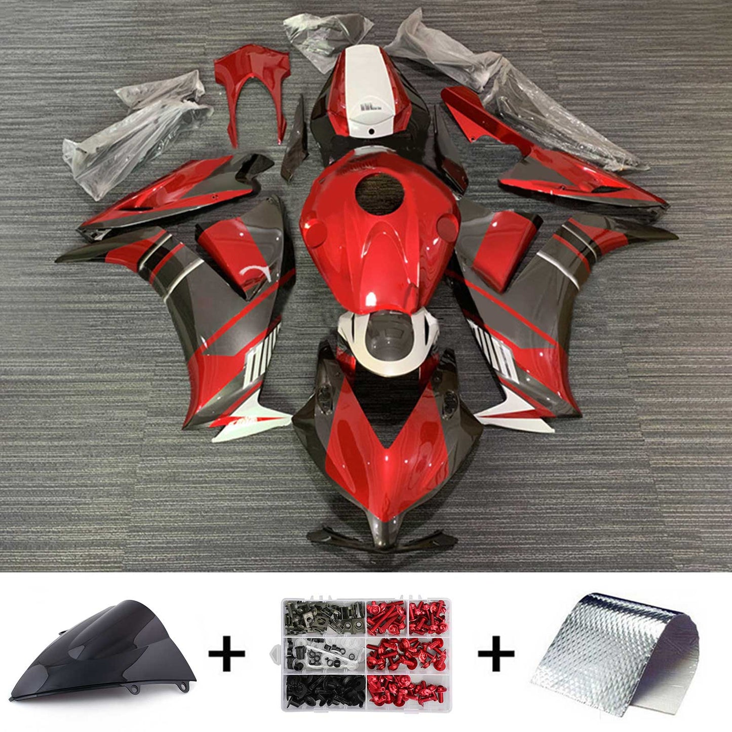 Amotopart Honda CBR1000RR 2012-2016 Kit carena Carrozzeria Plastica ABS