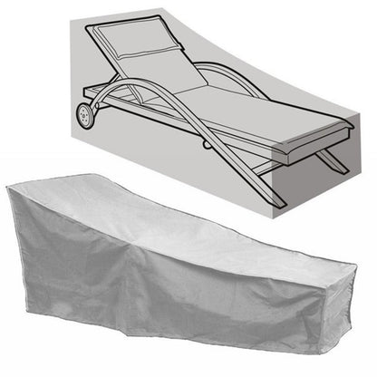 Impermeabile Silver Sun Lounge Chair Dust Oxford Outdoor Mobili da giardino Cover