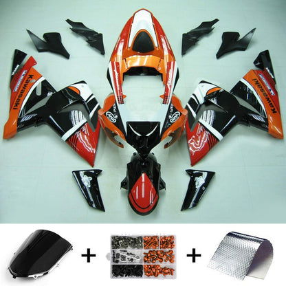 Amotopart Kawasaki 2004-2005 kit trigger arancione rosso nero ZX10R