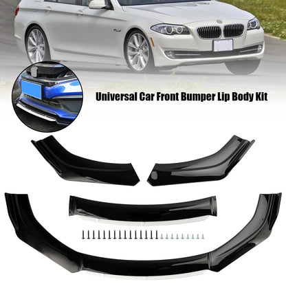 Protezione universale per diffusore splitter per paraurti anteriore per auto universale nero bianco