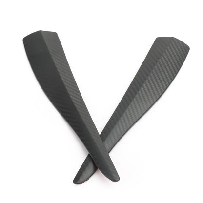 2pcs 36cm gomma auto paraurti anteriore paraurti posteriore striscia anti-collisione in fibra di carbonio generico