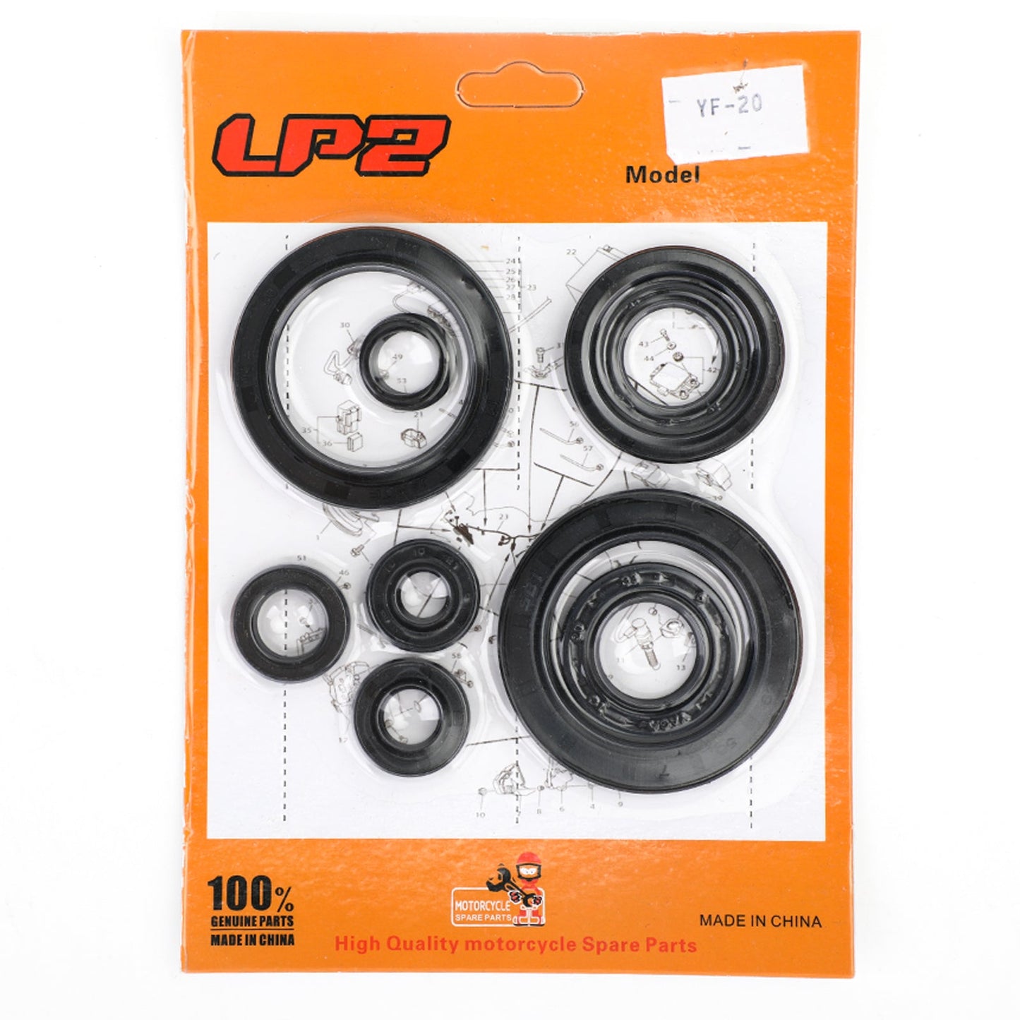 Kit guarnizioni olio motore Set 9 pezzi guarnizioni per Honda CRF450X 2005-2009, 2012-2017 NUOVO Generico