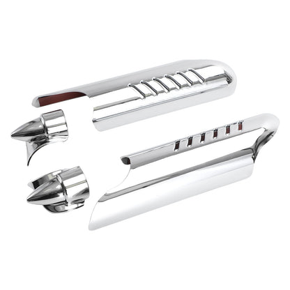 Copertura scudo deflettori forcella parte inferiore gamba per Touring Electra Glide FLHT 2000-2013 Generic