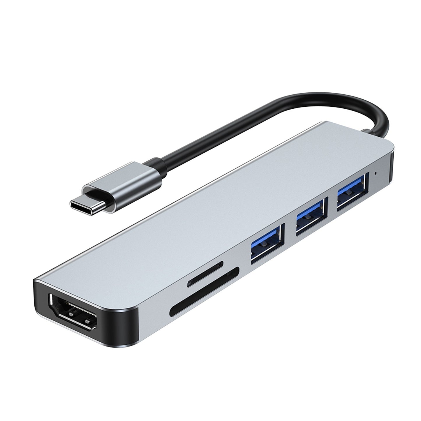 Uscita HD USB-C tipo C 6 in 1 Adattatore HD USB 3.0 4K HUB Dock multifunzione