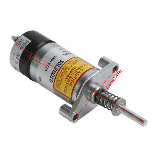 125-5774 Solenoide di arresto carburante 24 V per Caterpillar 3204 3304 3304B 3306 3306B